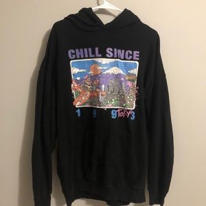 Large brandy Melville “chill since 1998” hoodie
